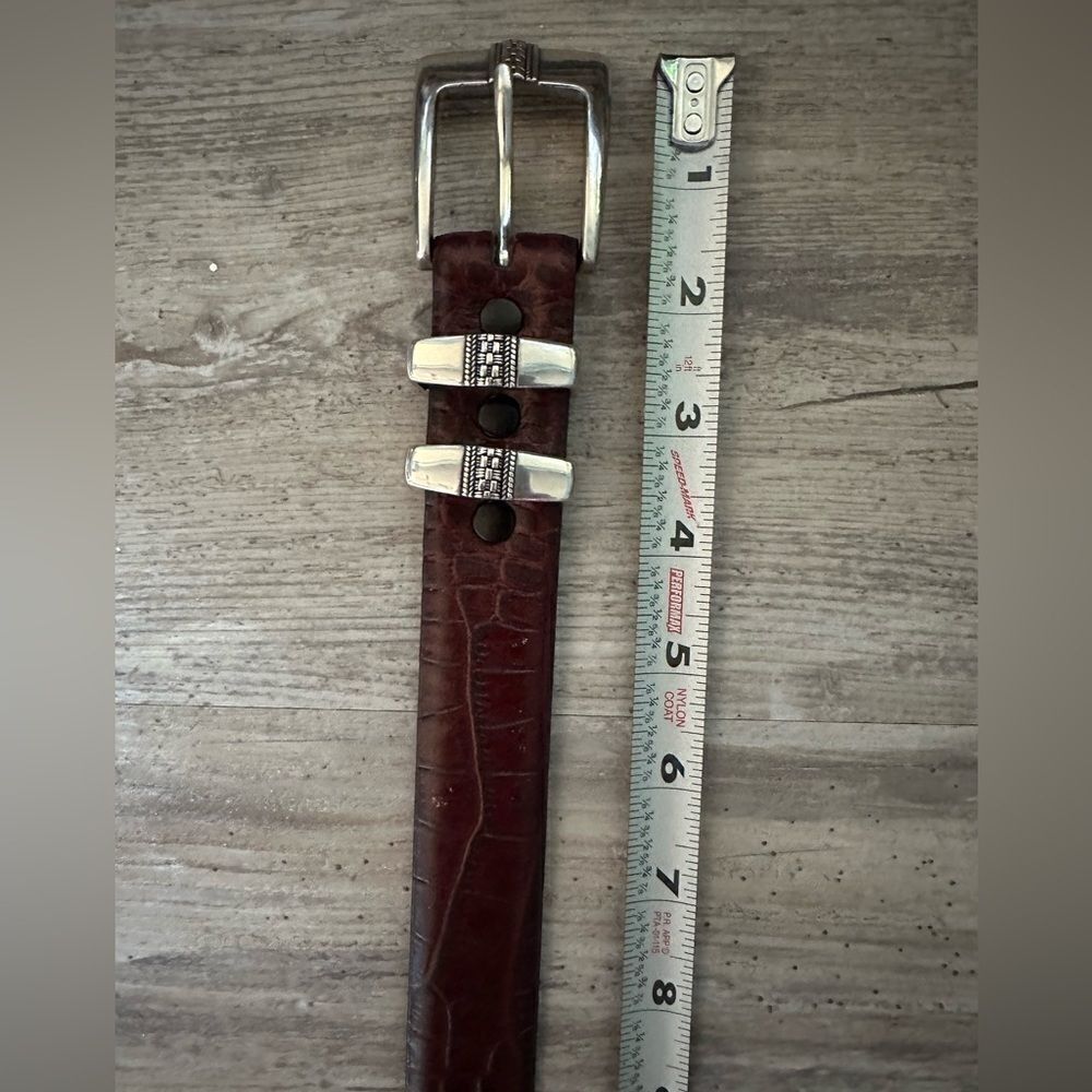 Calfskin leather belt sz 32 NWOT
